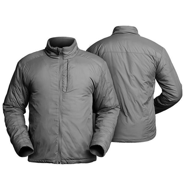 

autumn winter man tactical jacket coat us army military warm parka working clothing outdoor windproof waterproof light outwear, Black