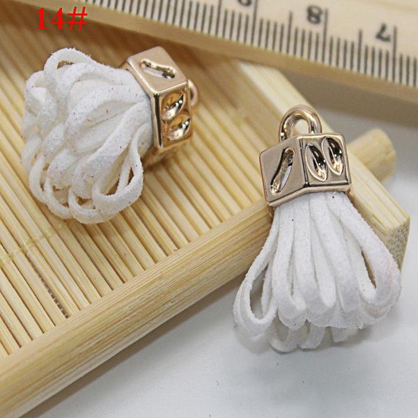 

10шт лот 25 мм винтажный кожаный замшевый кисточкой для diy craft ювелирные изделия серьги аксессуары брелок орнаменты h wmtrek