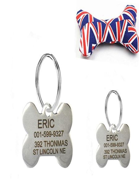 

пользовательские гравированные домашние собаки теги три размера бесплатная гравировка на передней и задней боковой собаке идентификация соба