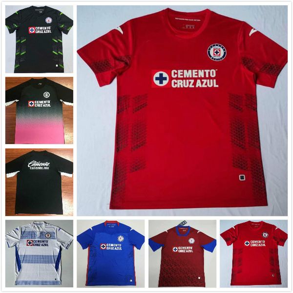 

тайская топ мексика 19 20 21 club cruz azul футбол для футбольных изделий комплекты 2020 2021 футбол клуб caraglio montoya mendez мужчины ма, Black;yellow