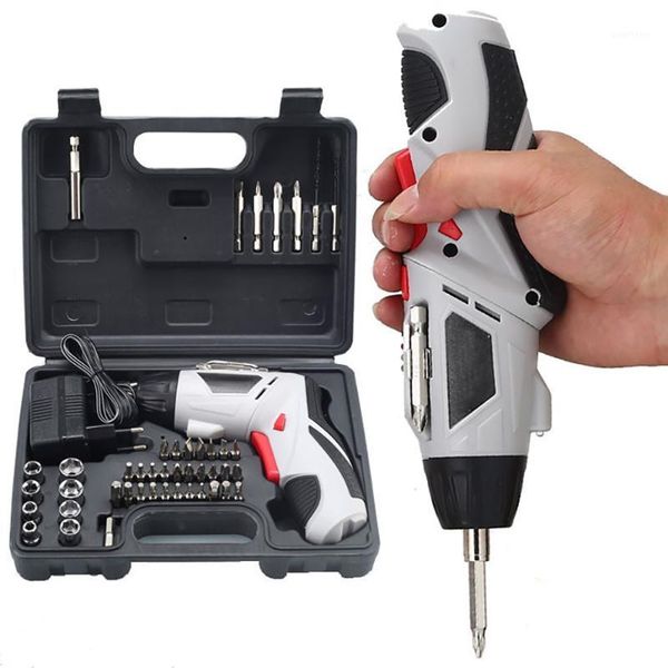 

42pcs electric screwdriver drill mini rotary too kit multifunctional power tool set with versatile accessories for screwdriver1