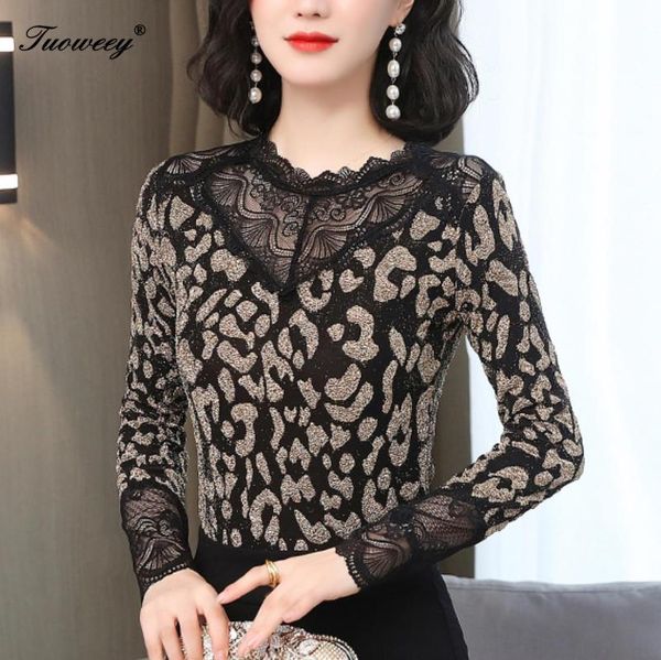 

women's blouses & shirts plus size women lace hollow out long sleeve solid blouse lady elegant floral embroidery elastic shirt, White