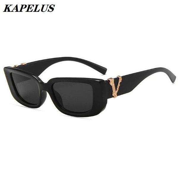 

sunglasses luxury woman brand designer glasses metal frame men trendy, White;black