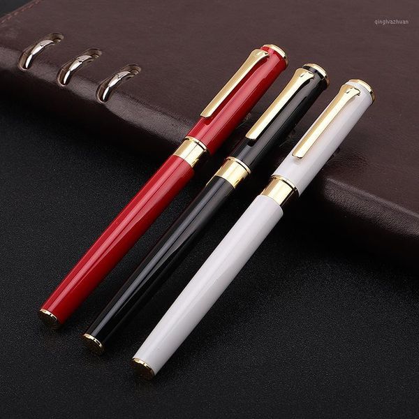 

senior metal pen business black signature pen advertising gift office school writing1, Blue;orange