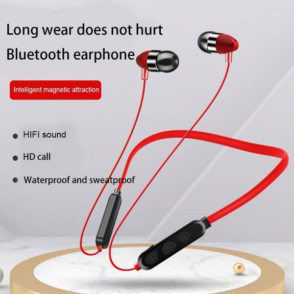 

g08 magnetic bluetooth earphone bluetooth headset sports stereo bass handswireless earpiece with mic for all smart phones1