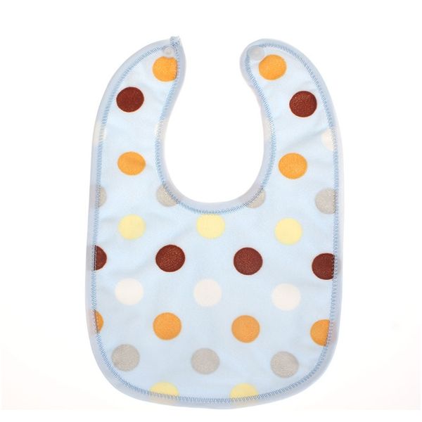 

1 piece baby dot kids bibs saliva burp boy girls newborn feeding accessories infant baberos waterproof toddlers stuff cloth f wmtrkc