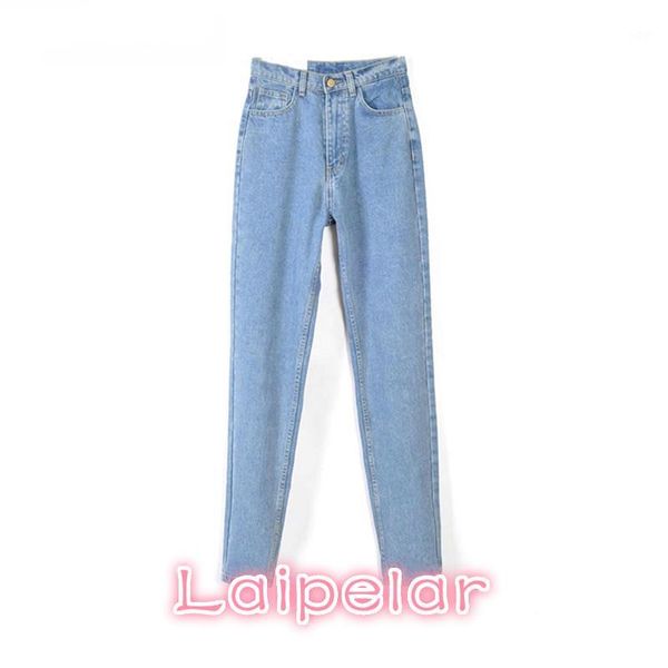 

new women denim pants blue hig waisted jeans woman casual vintage boyfriend jeans for women spring 2018 fashion laipelar1