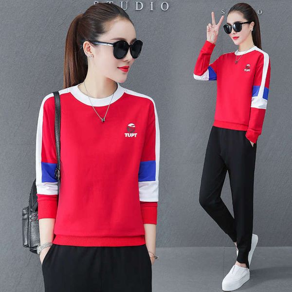 

autumn women's 2020 sweater spring and new fashion casual korean long sleeve round neck pullover, Black