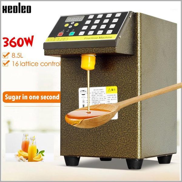 

food processors xeoleo fructose machine 16 grid quantitative automatic dispenser syrup for coffee/bubble1