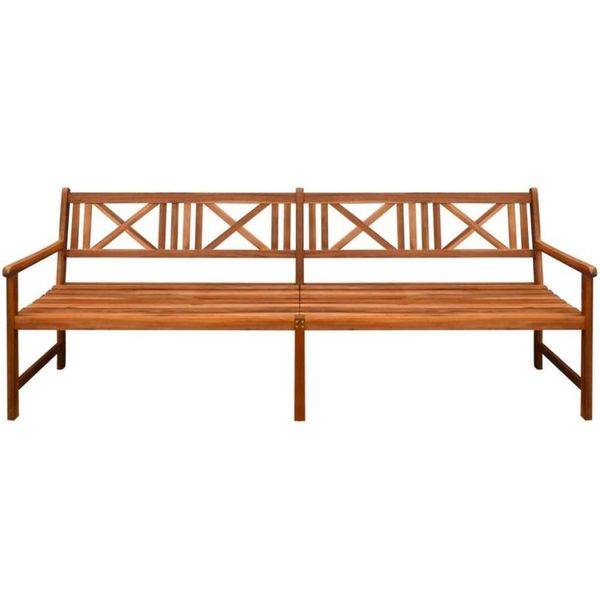 

au warehousefurniture garden bench solid acacia wood 240x56x90 cm brown au warehousef wmtcut