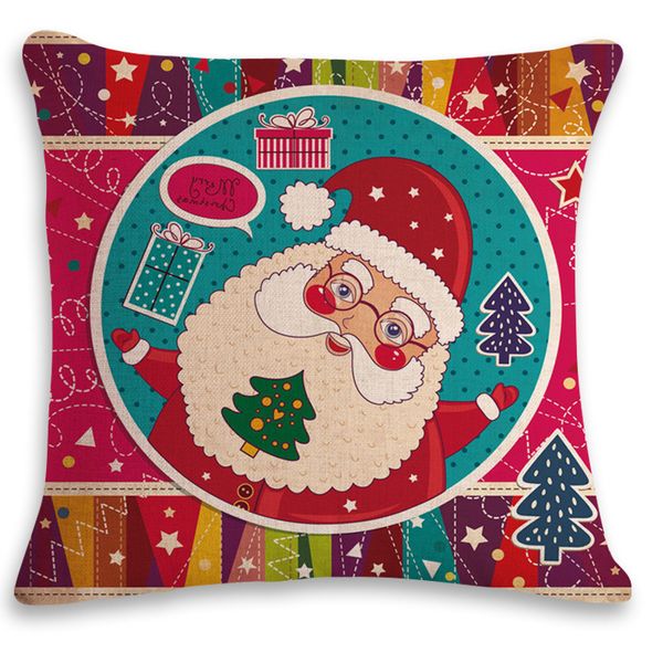 

45*45cm christmas sequin pillow case glitter sofa throw cushion cover pillow case home christmas decor pillow cover 10 styles wholesale