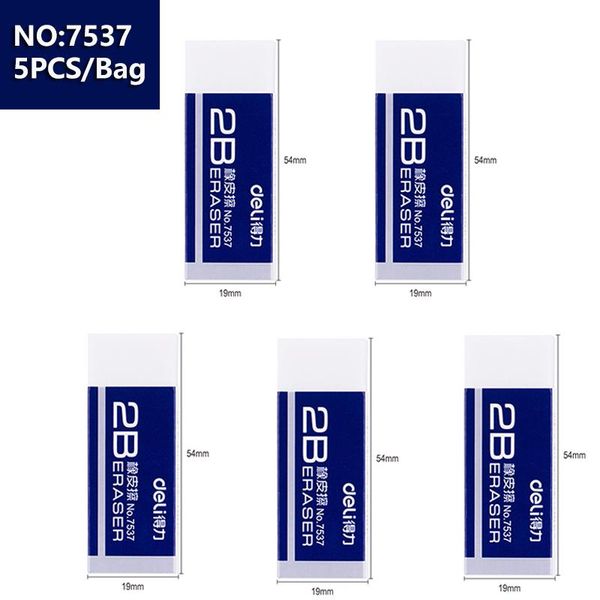 

deli 5pcs school supplies pencil eraser gifts school office correction supplies erasers rubber for kids h wmtpjy