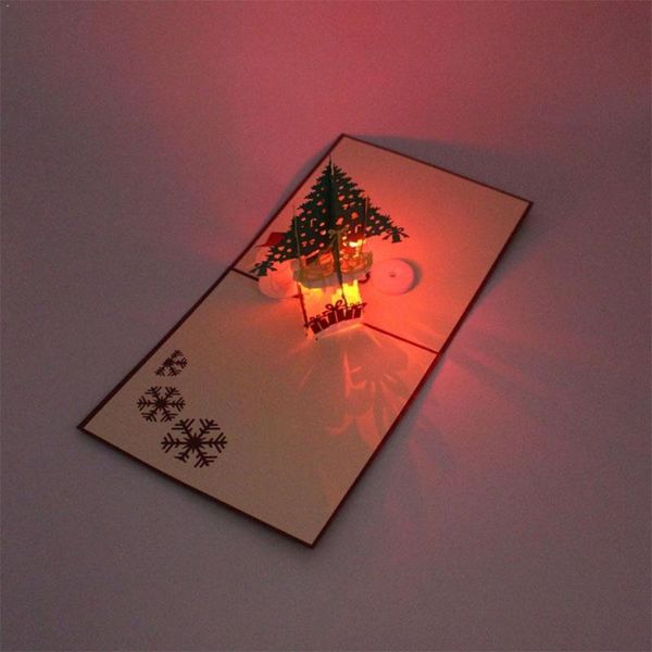 

greeting cards birthday music light card christmas and year stereo 3d z3w7