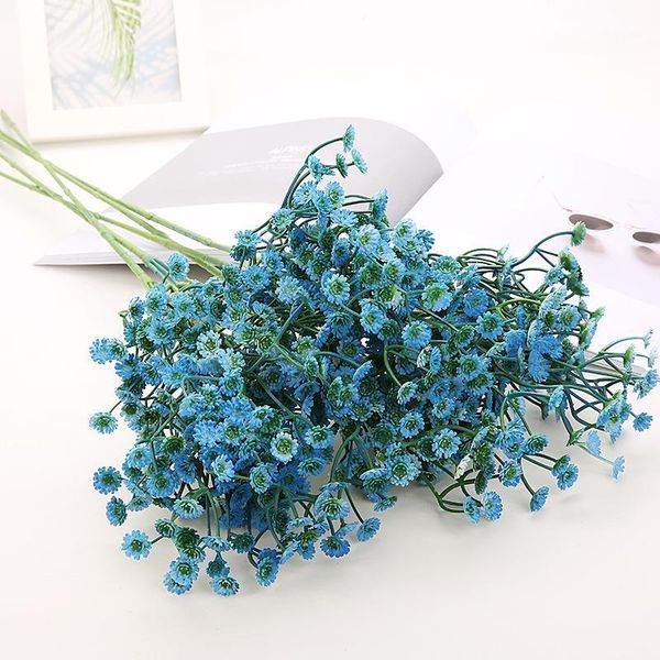 

decorative flowers & wreaths artificial fake babysbreath flower wedding decoration diy plastic for home1