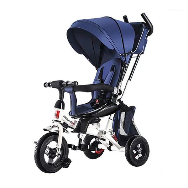 

strollers# 4 in 1 infant tricycle folding rotating seat baby stroller 3 wheel bicycle kids bikes three trolley 6m-6y1