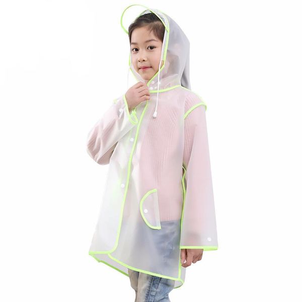 

vilead eva children raincoat cute waterproof outdoor poncho boys girls fashion transparent rain coat portable thickness rainwear bbyvvi