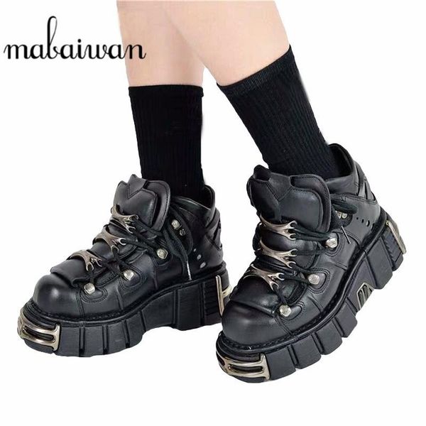 

mabaiwan black winter ботильоны микрофибры металла украшения узелок flatform обувь женщины militares езда женский botas mujer