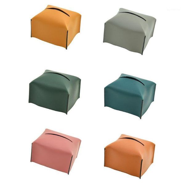 

cosmetic bags & cases modern pu leather square tissue box holder for home office car1