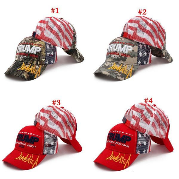 

2020 donald embroidered baseball cap keep trump america great camouflage caps camo party hats 20pcs ooa80530jei