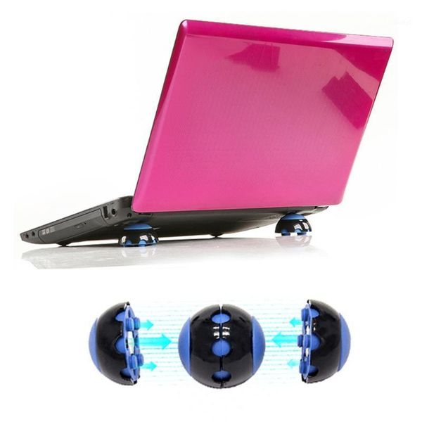 

lapcooling pads portable notebook cooler air external anti skid ball pad stand silicone for 1pc z01141