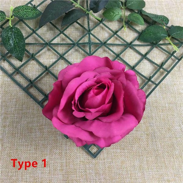 

30 шт. лот искусственные цветочные головы шелковые розы цветочные настенные дизайн фон цветочный diy свадьба украшения флер artificielle jll