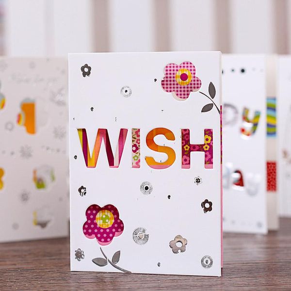 

5pcs set korea hollow creative teacher's day greeting cards birthday greeting cards mini greeting cards 5pcs set korea bbyenx packing20