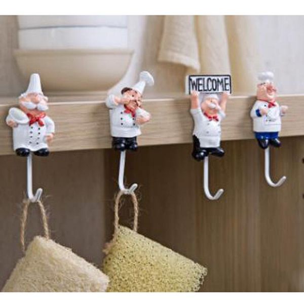 

hooks & rails kitchen hanging wall hanger cartoon shape resin power cord storage rack