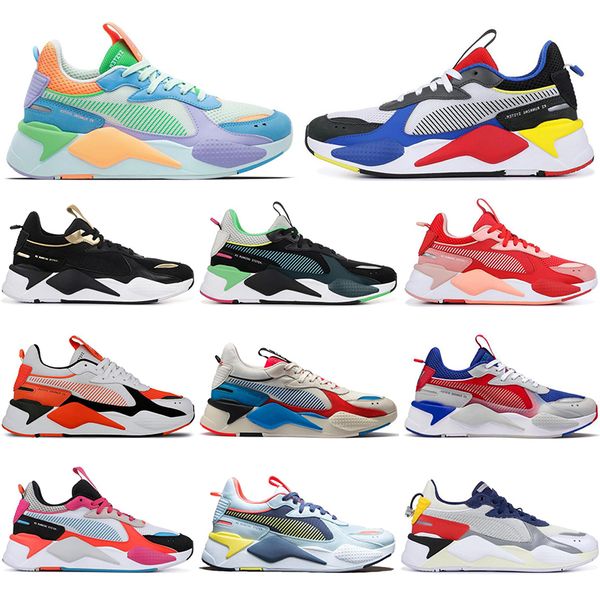 

rs-x running shoes for men women triple black white blue orange red chaussures outdoor breathable jogging mens trainers sports sneakers