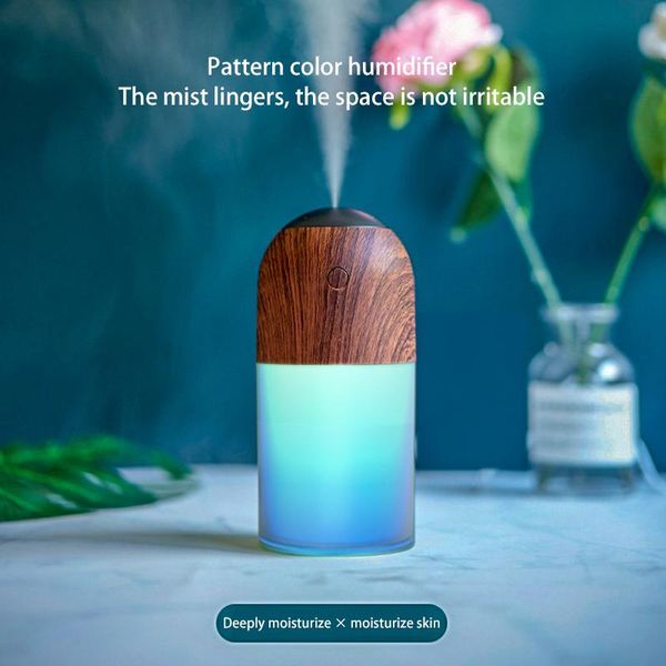 

мини-увлажнитель воздуха 300 мл ультразвуковой аромат эфирного масла диффузора светодиодный ночной свет mist maker fogger для автомобиля hom