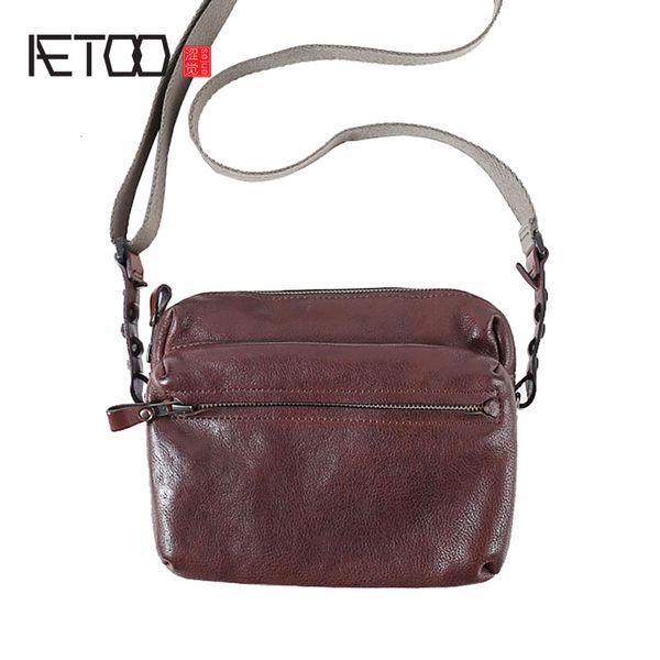 

hbp aetoo head leather horizontal small square bag, female slant bag, leather retro minimalist trend shoulder bag