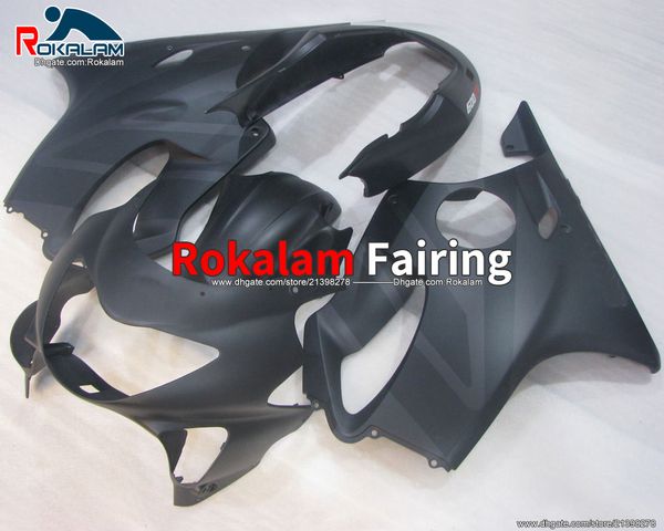 Para Honda CBR600 F4 1999 2000 CBR 600 99 00 CBR600F4 Matte Black Motorcycle Fairing (moldagem por injeção)