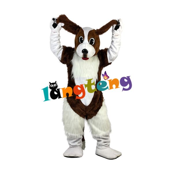 

mascot costumes1009 brown dog mascot holiday costume for party show, Red;yellow