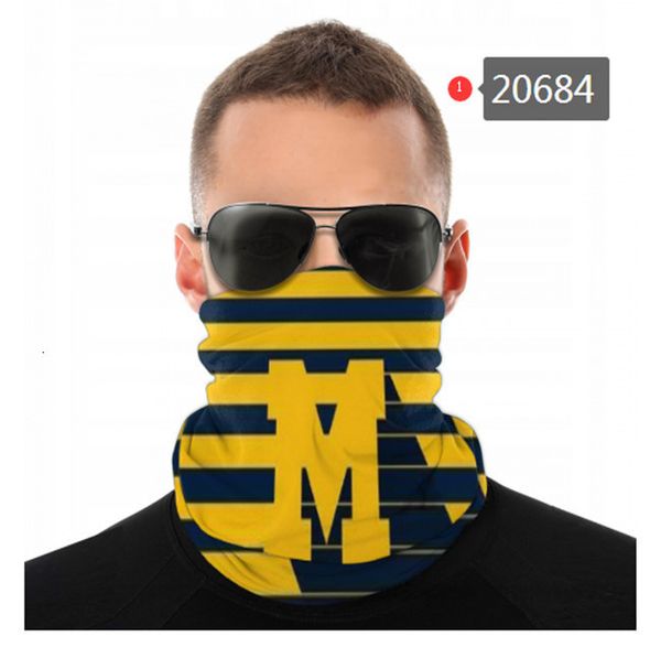 

dust michigan wolverines wind seamless bandana face uv sun neck gaiter tube mask headwear motorcycle cycling riding runneh2d