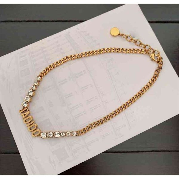 

86% off factory shopnew brass diamond neckchain necklace, Silver