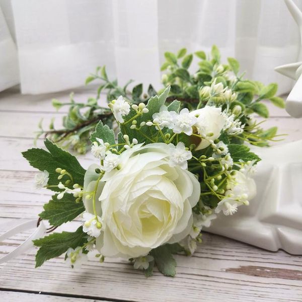 

women wedding flower crown wedding headband women hair accessories headdress girl floral garland wedding floral qylwsr