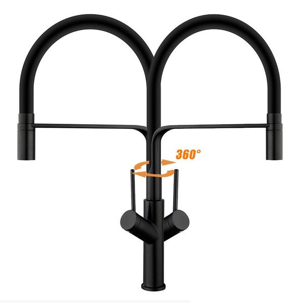 

langyo black kitchen faucet pull out silver single handle single handle mixer tap sink faucet 360 rotation kitchen faucets wmtczz petsyard