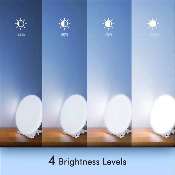 Novas Funções de Alta Qualidade Luz de Terapia de Energia Lâmpada Branco Lâmpadas de Iluminação Interior Lâmpadas Top-Grau Material Iluminação Dobrável Bracket Faz