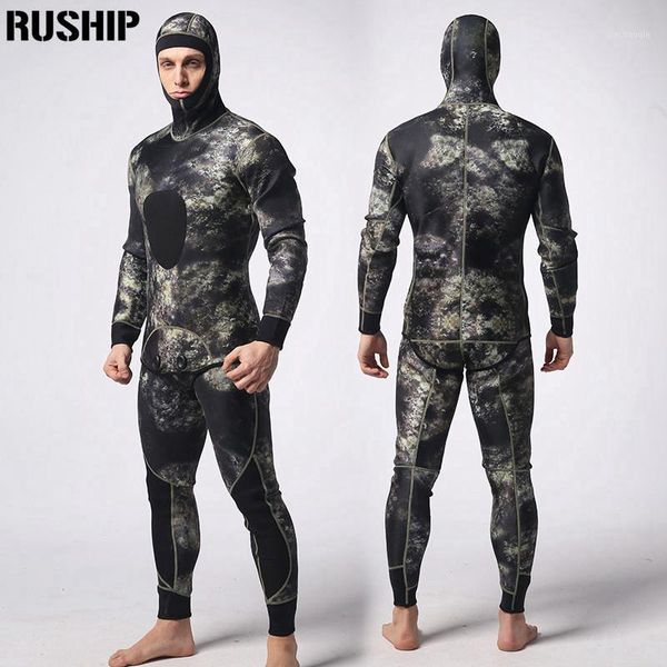 

soft 3mm diving suit neoprene men pesca diving spearfishing wetsuit snorkel swimsuit split suits combinaison hat surf wetsuit1