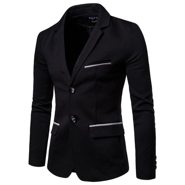 

linen brand blazer men 2021 new arrival mens slim fit blazer jacket korean stylish single button men suit costume veste homme, Black;brown
