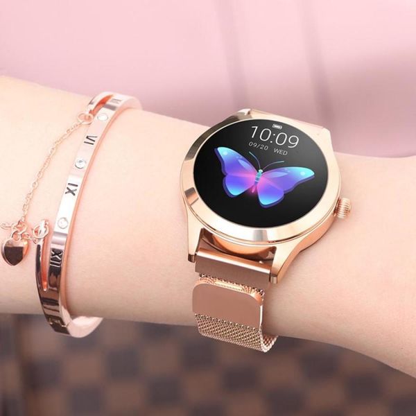 

kw10 - female watch, waterproof sports smart wristband, with heart rate and sleep control, ip68jk