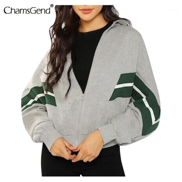 

women's color matching long sleeve zipper jacket baseball wear coat1, Black