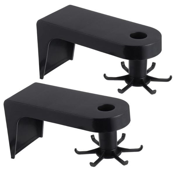 

2pcs punch rotary hooks wall racks self-adhesive bathroom kitchen hooks