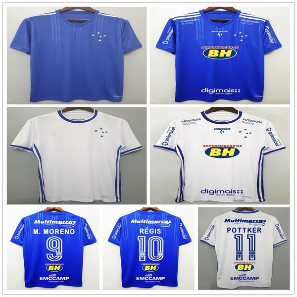 

2020 2021 cruzeiro soccer jerseys m.moreno regis pottker custom 20 21 home away football shirt uniform with all sponsors, Black;yellow