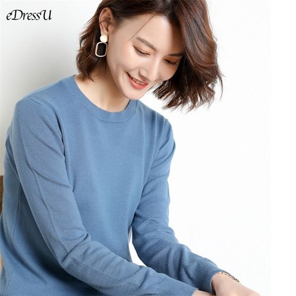 

women jumper korean sweater o neck office lady pullover knitwear plus size simple autumn winter casual jumper hw-1b 201221, White;black