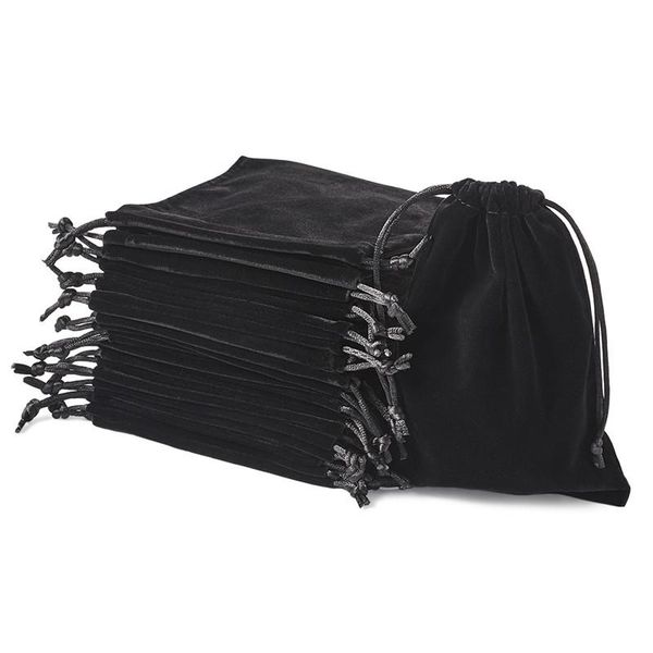 

pandahall 20pcs 16x12cm velvet jewelry bags pouches for jewelry packing display drawstring gift bags wedding bags bbygpp