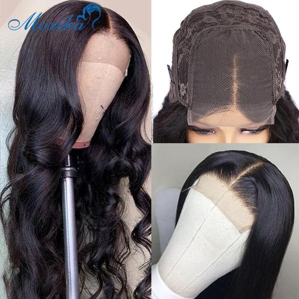

lace wigs body wave frontal wig 13x4 180 density front closure 4x4 swiss remy moxika peruvian hair, Black;brown