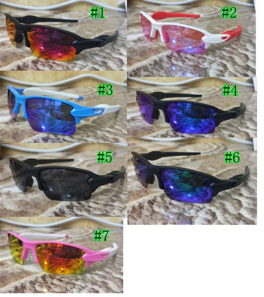 

summer man new sport colorful riding glasses women drving wind glasses men fashion cycling glass 7 colors polarized windproof ship, White;black