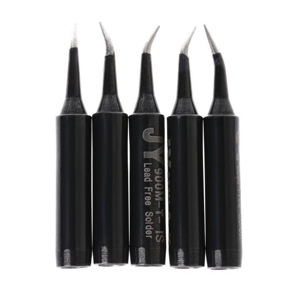 

5 pcs solder soldering iron tip 900m-t-si lead for hakko saike 936 852d+ 909d