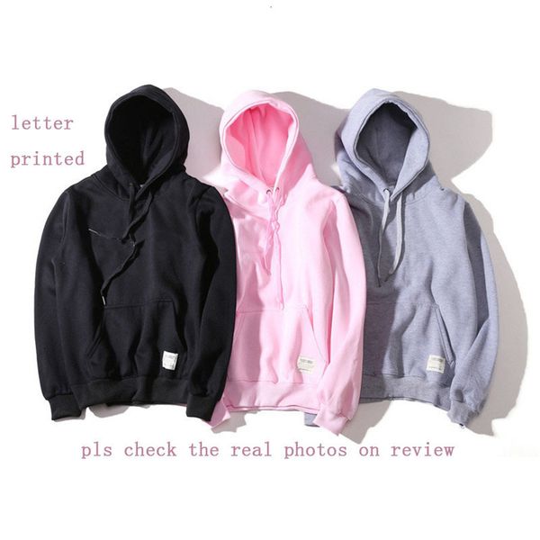 

new fashion hoodie men women sport sweatshirt asian size s-xxl 5 colors cotton blend thick hoodie pullover long sleeve streetwear, Black