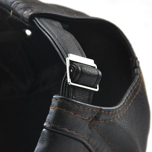 

jamont fashion pu кожаные колпачки ветрозащитный мужчина берет повязка шляпа пружина плоская крышка казикт теплый боковой ремешок boina masc, Black;white